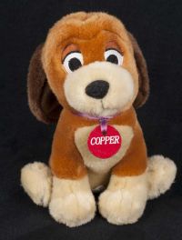 Disney Fox & Hound Copper Dog Stuffed Animal 8" Plush